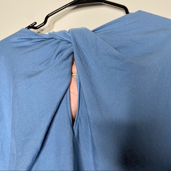 Lou And Grey Twisted Knot Back Sweater Blue L - Picture 5 of 6